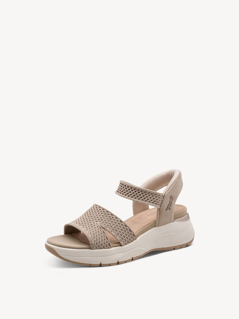 Sandaletter - beige, TAUPE, hi-res