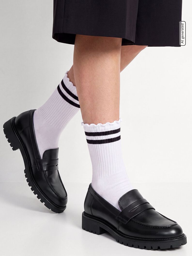 Slipper, BLACK LEATHER, hi-res