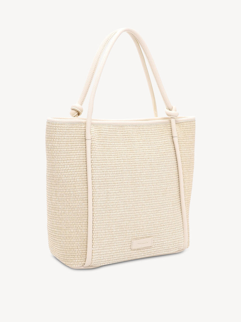 Shopping bag - beige, beige, hi-res