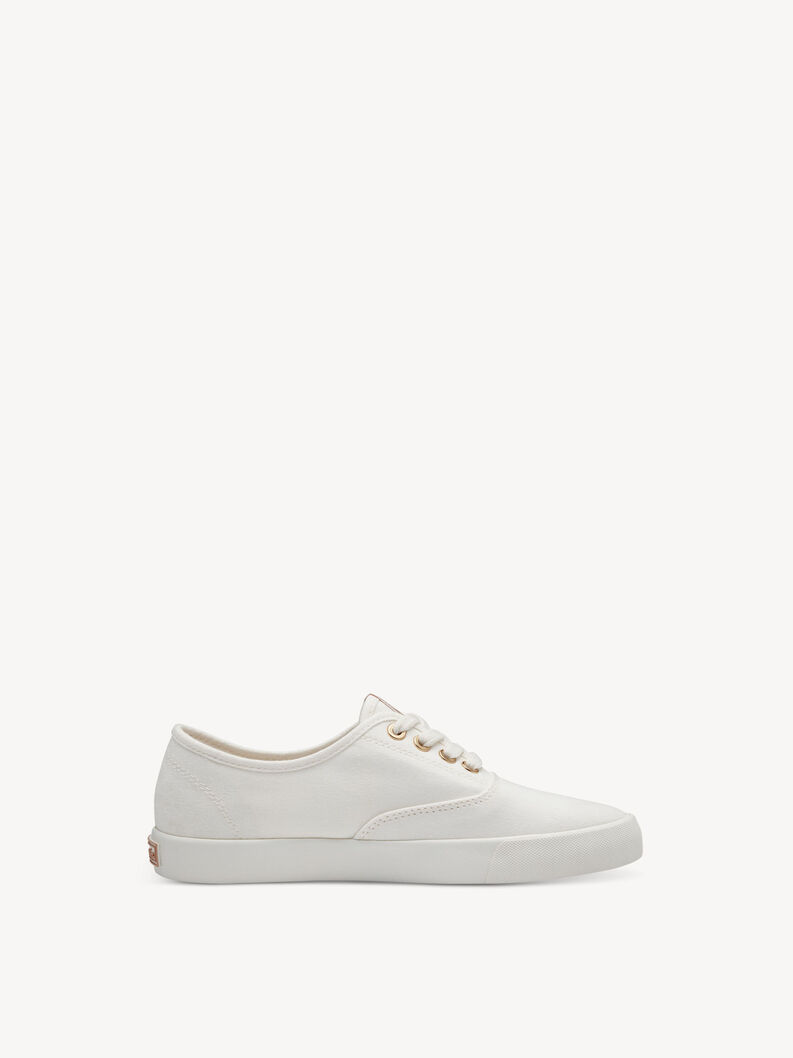 Sneaker - bianco, WHITE/GOLD, hi-res