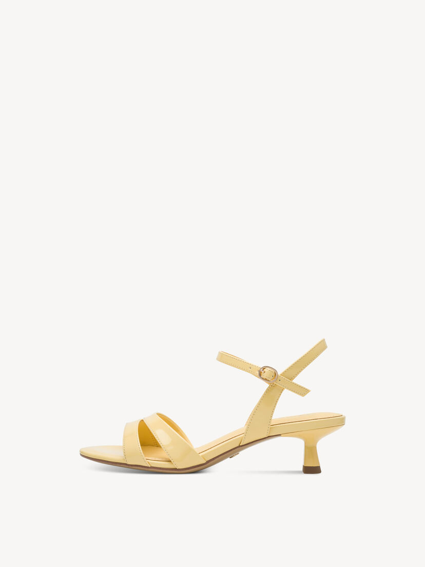 Sandaaltje - geel, PALE YELLOW, hi-res