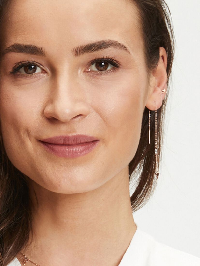 Oorringen - rosegoud, rosegold, hi-res