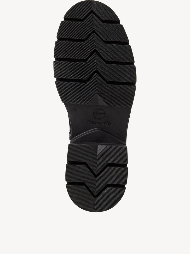 Bottine en cuir - noir doublure chaude, BLACK LEATHER, hi-res