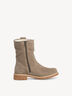 Leather Bootie - brown warm lining, TAUPE, hi-res
