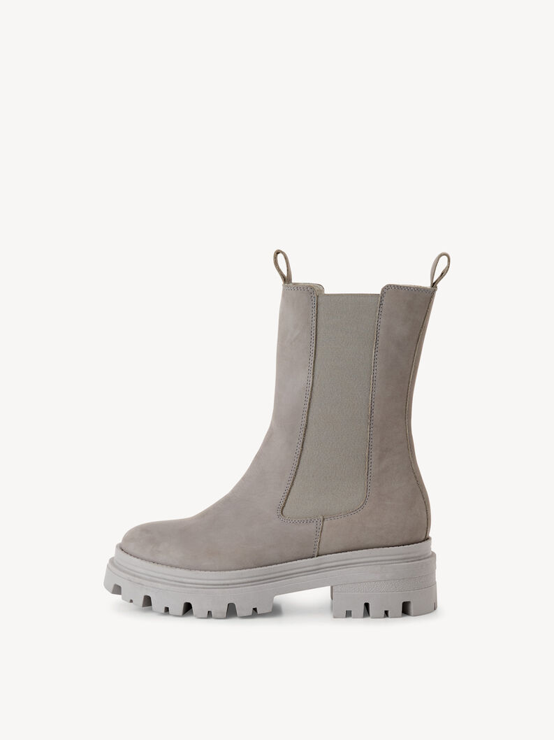 Leather Chelsea boot - grey, GREY, hi-res