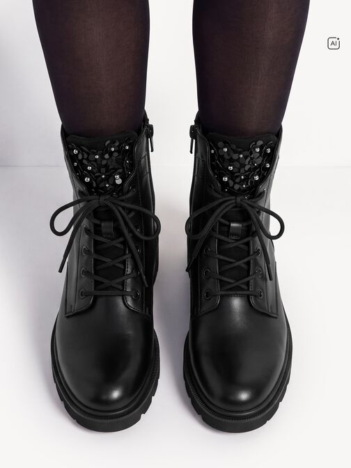Stiefelette, BLACK, hi-res