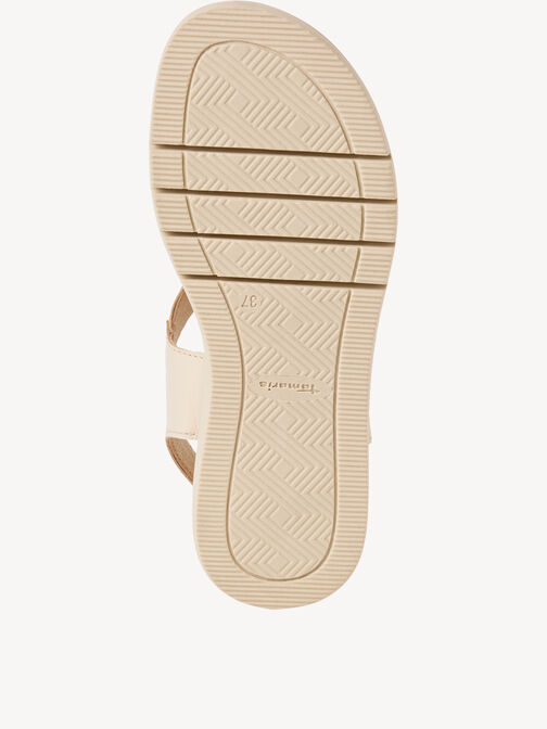 Sandale &agrave; talon, IVORY LEATHER, hi-res