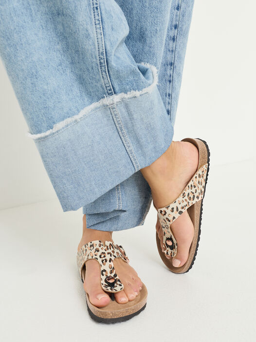 Slipper, BEIGE/LEOPARD, hi-res