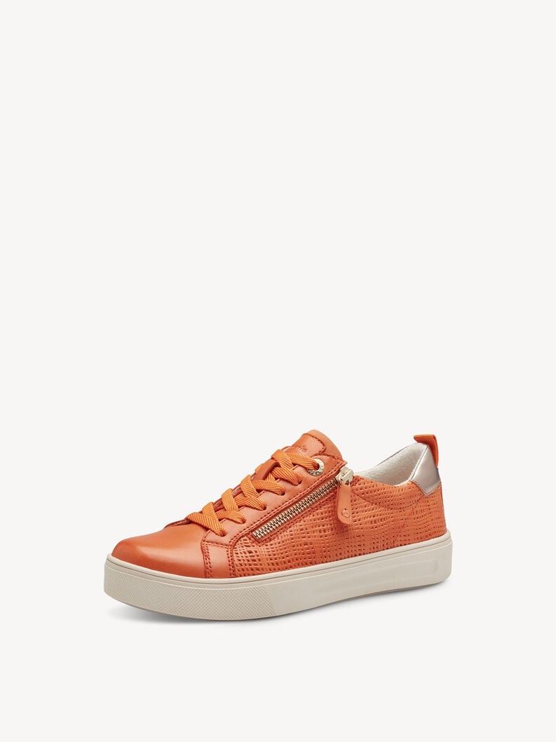 Sneaker - orange, ORANGE NAP STR, hi-res