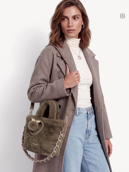 Shopper, taupe, hi-res