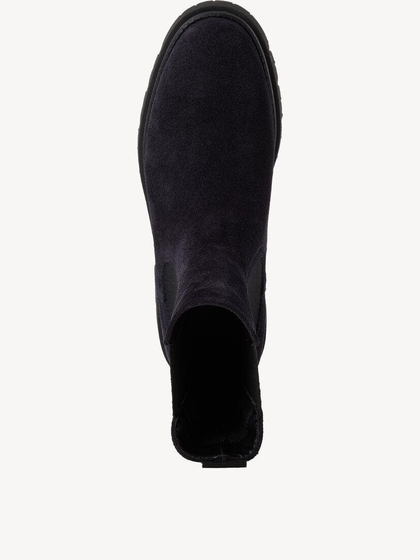 Leren Chelseaboot - blauw, NAVY SUEDE, hi-res
