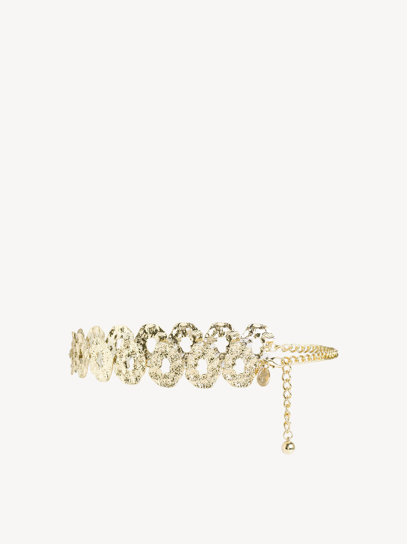 Gürtel - gold, Platingold glänzend, hi-res