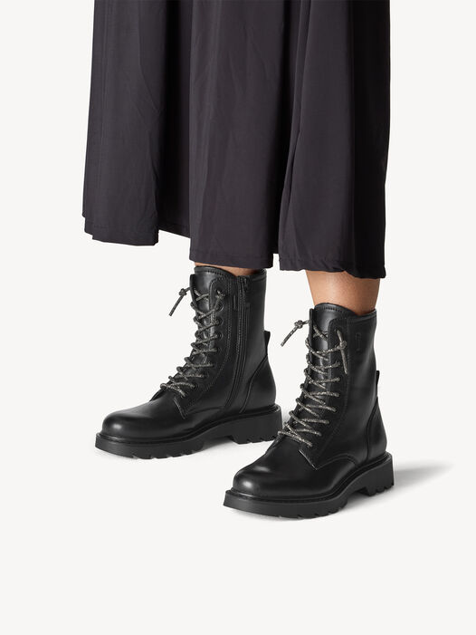 Enkellaarsje, BLACK/GLAM, hi-res