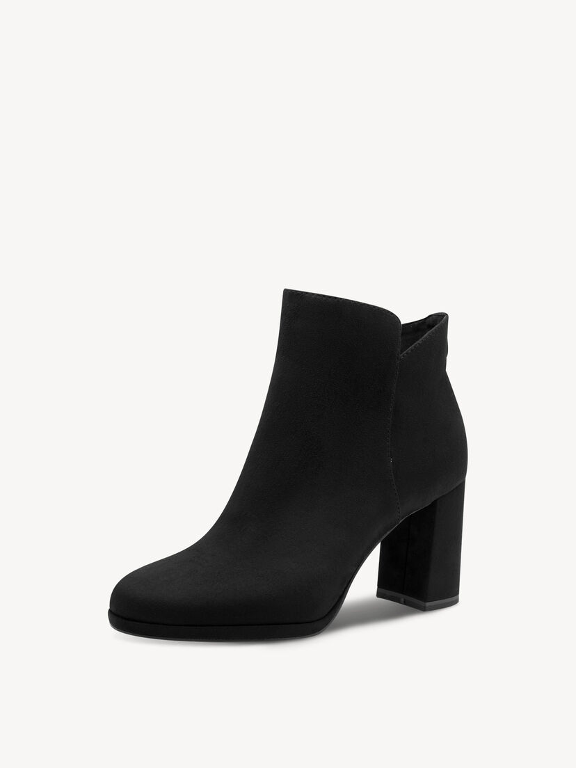 Enkellaarsje - zwart, BLACK, hi-res