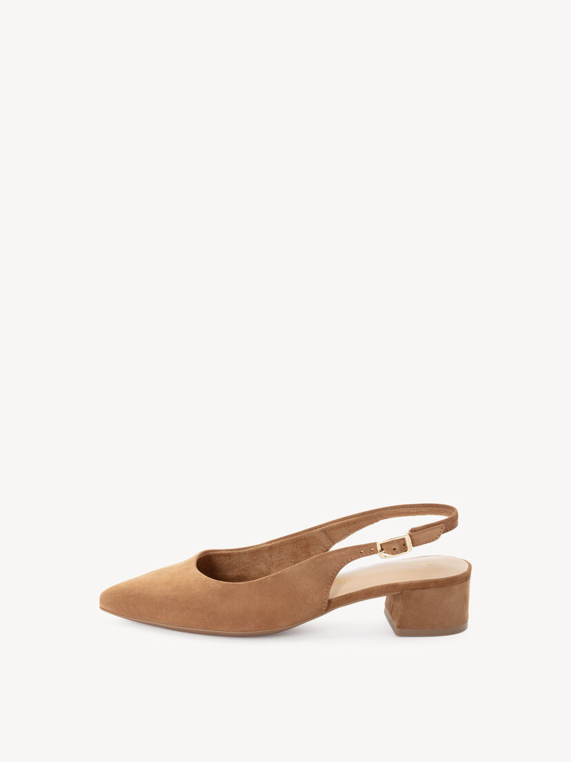 Slingpumps, cognac, hi-res