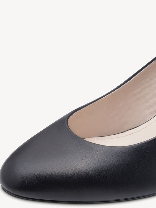 Escarpin, NAVY LEATHER, hi-res