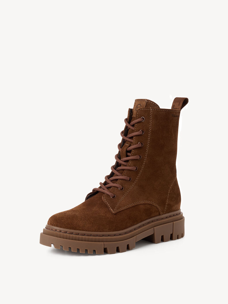 Lederstiefelette - braun, COGNAC, hi-res