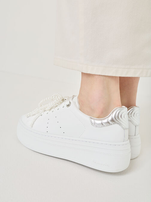 Tenisky, WHITE/SILVER, hi-res