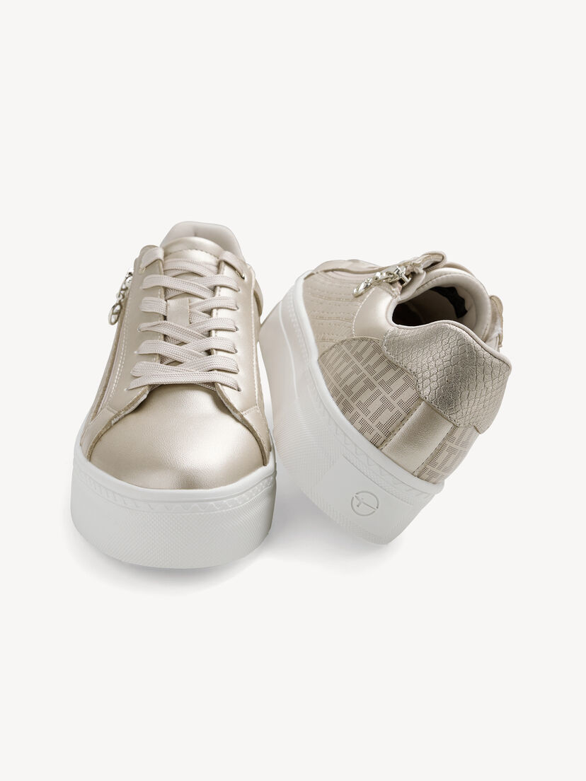 Sneaker, goud, hi-res