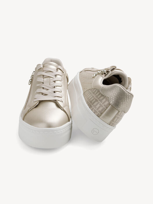 Sneaker, goud, hi-res