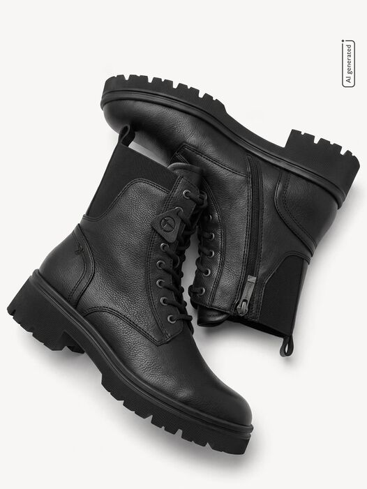 Enkellaarsje, BLACK, hi-res
