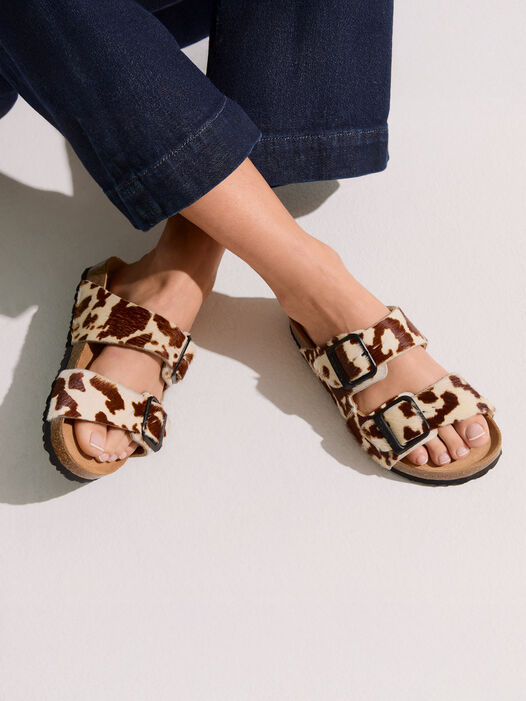 Sandaal, WHITE/BROWN, hi-res