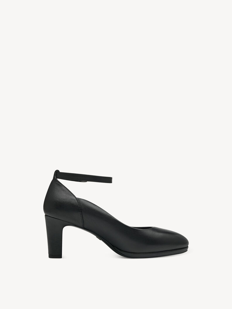 Lederpumps - schwarz, BLACK LEATHER, hi-res