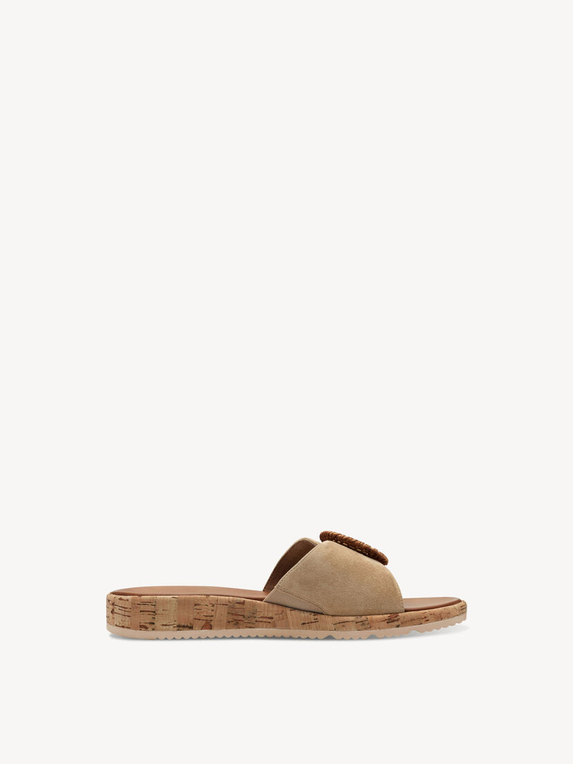 Leren Slipper - bruin, TAN, hi-res
