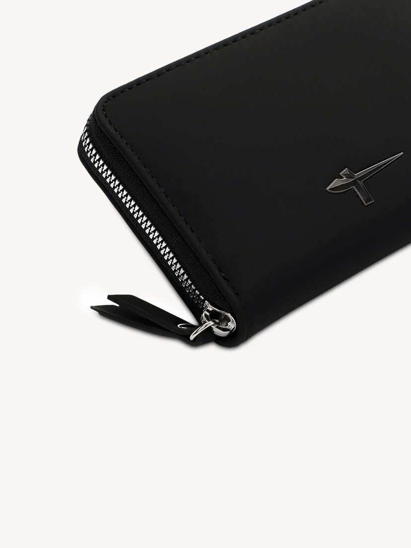 Portemonnee - zwart, black, hi-res
