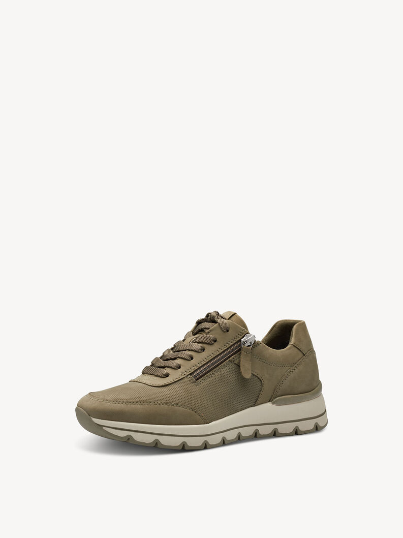Ledersneaker - gr&uuml;n, OLIVE, hi-res