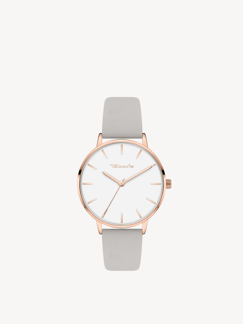 Horloge - wit, rosegold grey, hi-res