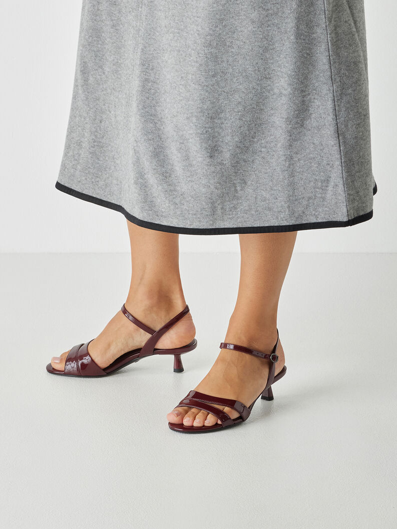 Sandalette - rot, MERLOT, hi-res