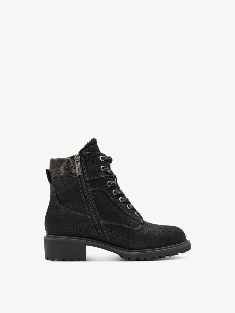 Bootie - black warm lining, BLACK, hi-res