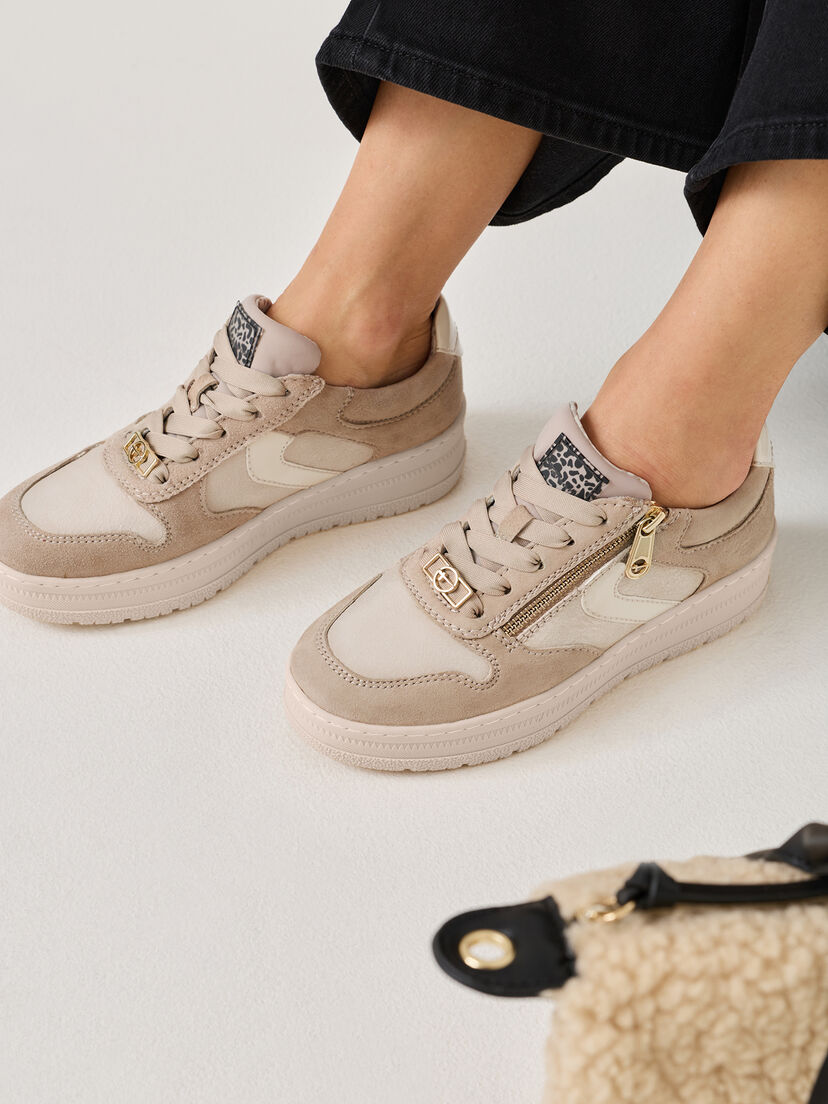 Sneaker - bruin, BEIGE COMB, hi-res