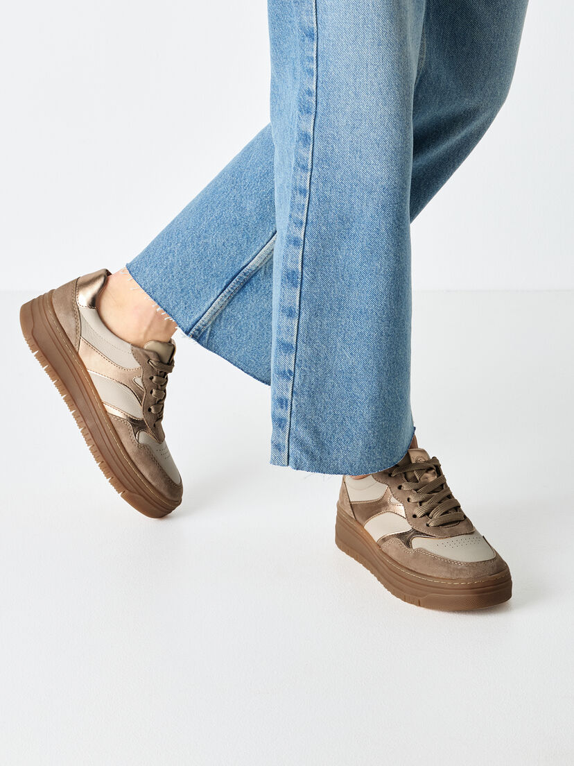 Sneaker - bruin, PEPPER COMB, hi-res