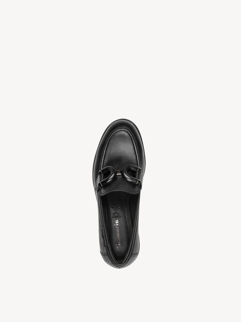 Lederslipper - schwarz, BLACK, hi-res