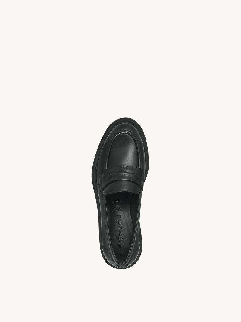 Lederslipper - schwarz, BLACK LEATHER, hi-res