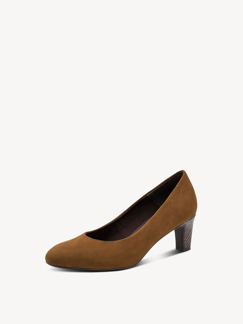 Escarpin - marron, COGNAC COMB, hi-res