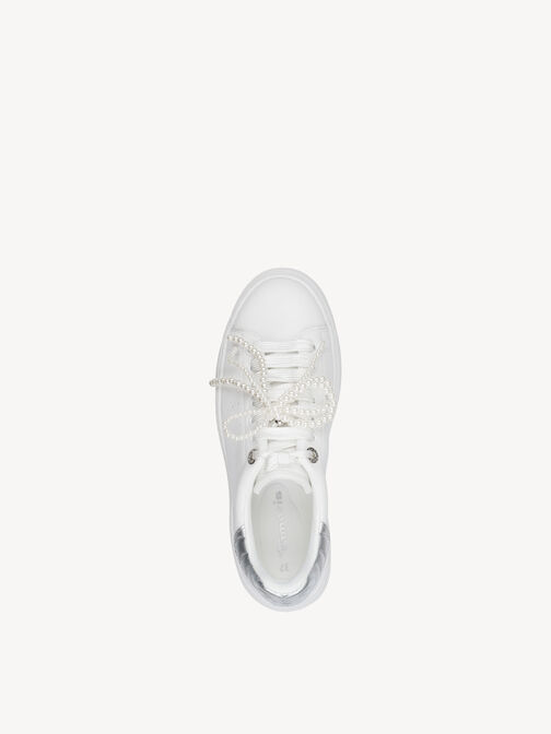 Sneaker, WHITE/SILVER, hi-res