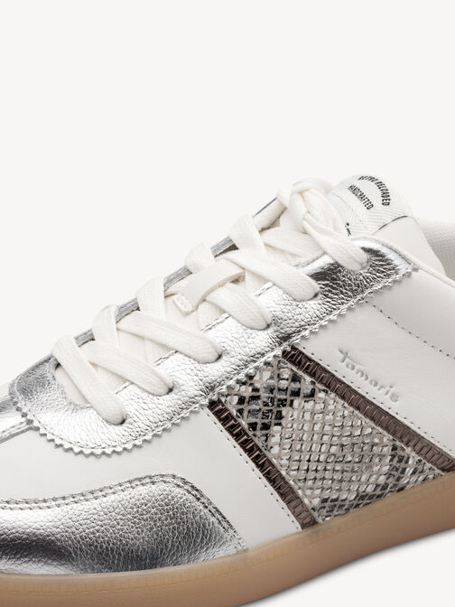 Sneaker, WHITE/SILVER, hi-res