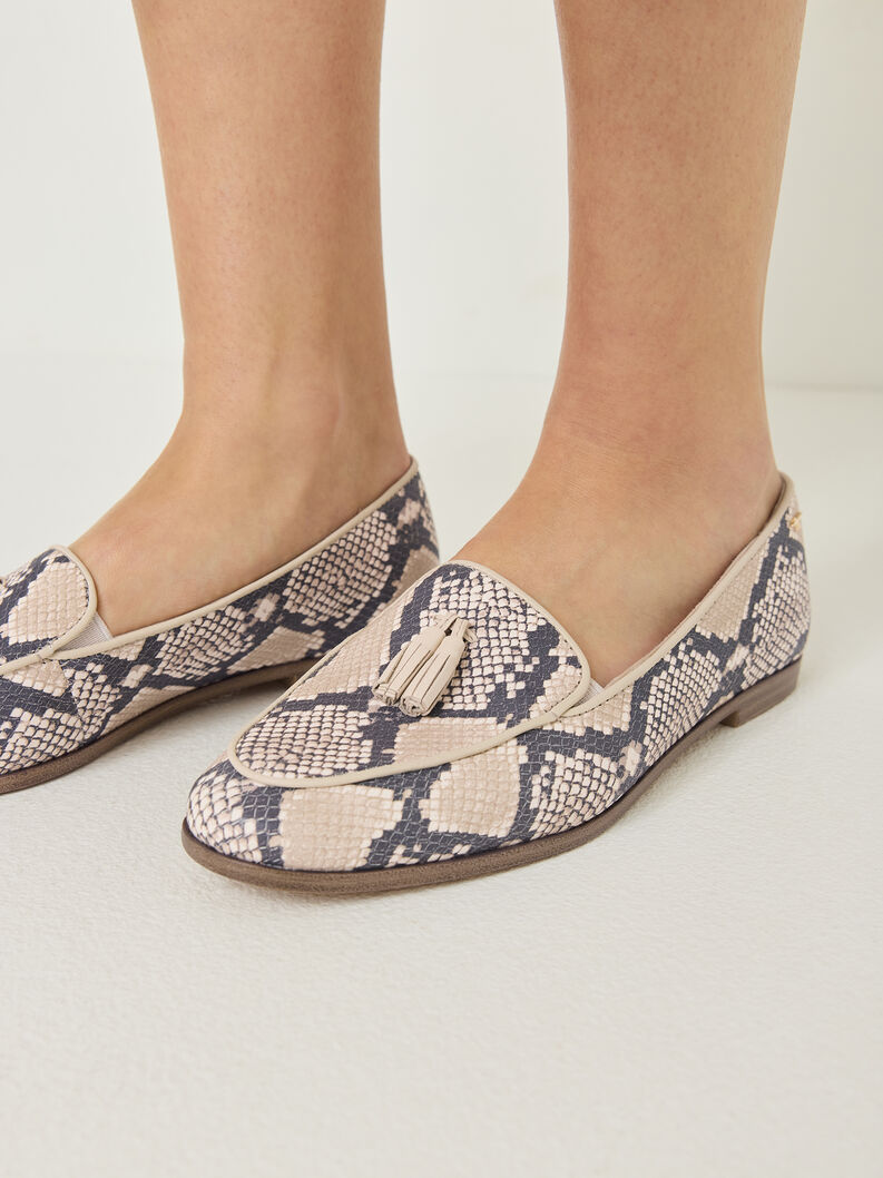 Slipper, BEIGE SNAKE, hi-res