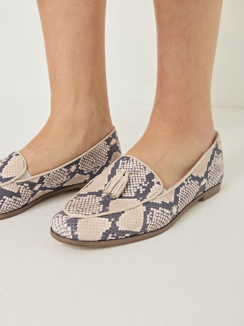 Slipper, BEIGE SNAKE, hi-res