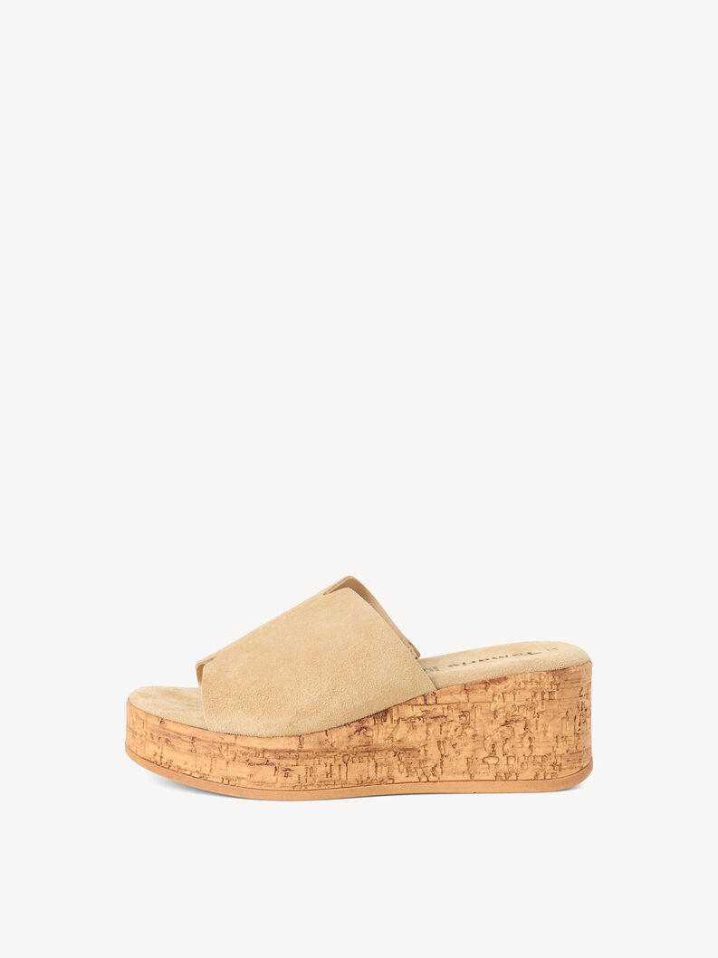Pantolette, BEIGE SUEDE, hi-res