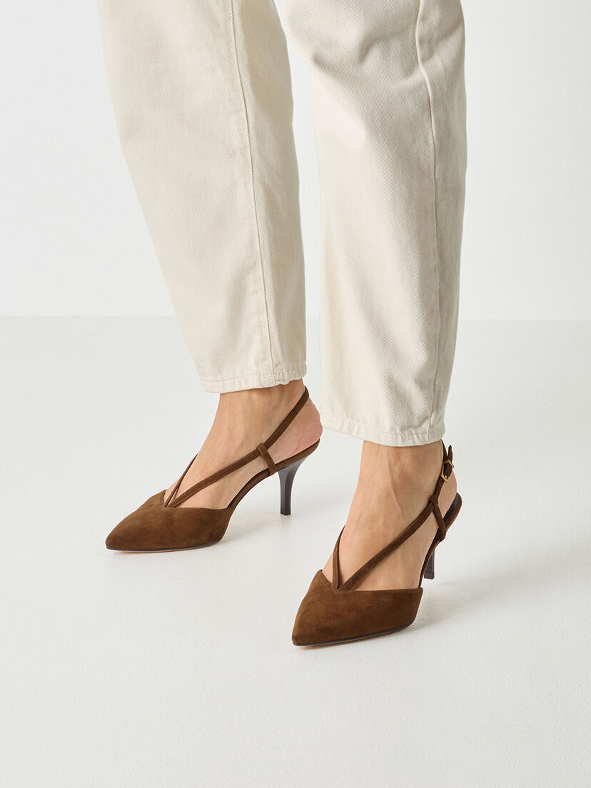 Slingpumps, cognac, hi-res