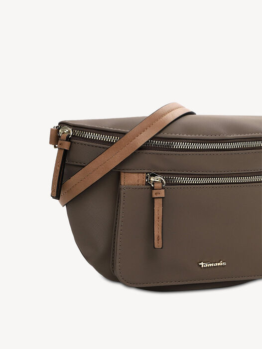 Schoudertas, taupe, hi-res