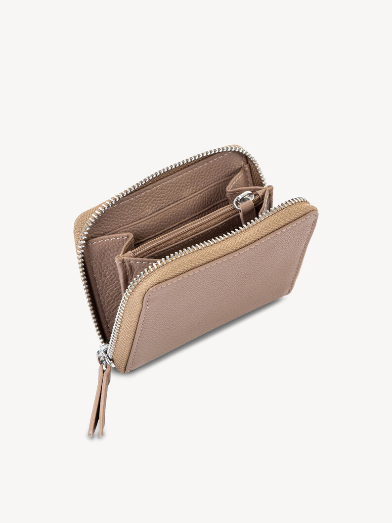 Leather Wallet - beige, sand, hi-res