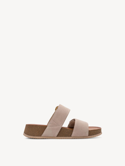 Ciabatte, BEIGE SUEDE, hi-res