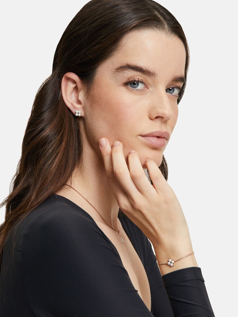 Oorringen - rosegoud, roségold, hi-res