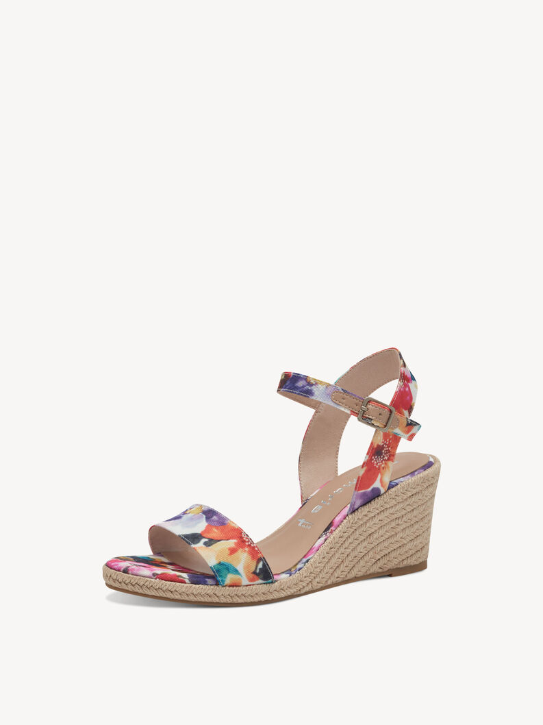 Sandale à talon - orange, ORANGE COMB, hi-res