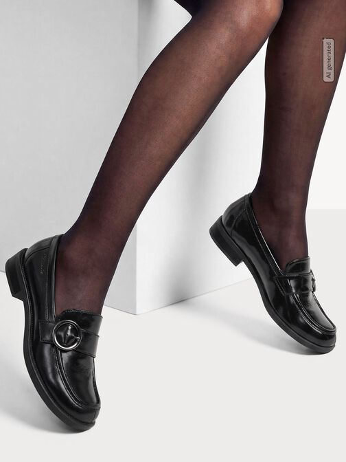 Slipper - noir, BLACK PATENT, hi-res